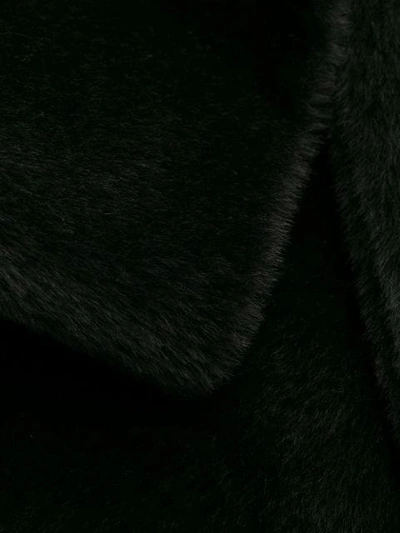 Shop Brunello Cucinelli Double-breasted Fur Coat In Schwarz