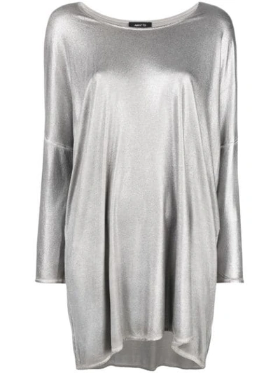 Shop Avant Toi Metallic Shirt