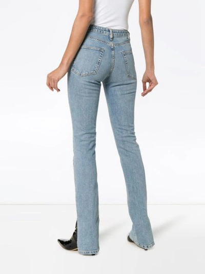 Shop Simon Miller Arizpe High-rise Slim Jeans In Blue