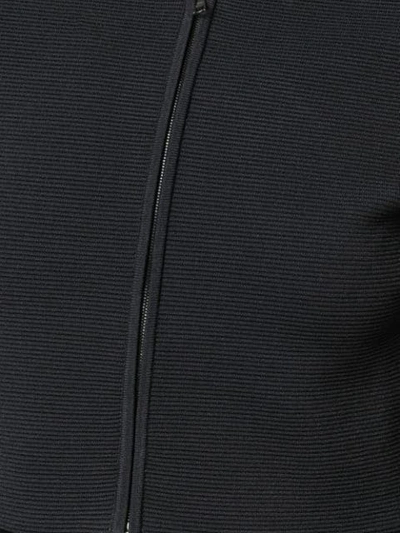 Shop Narciso Rodriguez Zipped-up Cardigan In Black