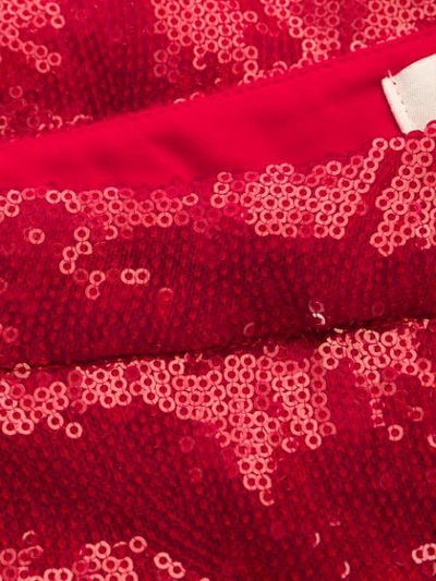 Shop Brognano Sequinned Trousers In Red
