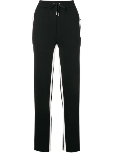 Shop Barbara Bui Side Panelled Track Pants In Black