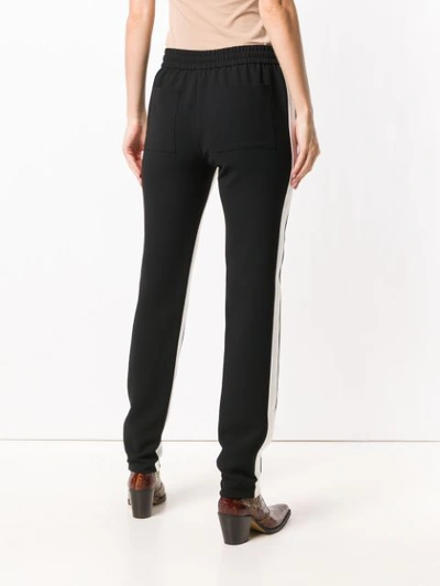 Shop Barbara Bui Side Panelled Track Pants In Black