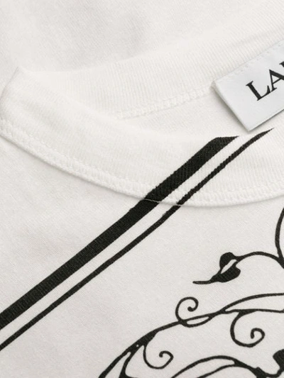 Shop Lanvin Dragon And Knight Print T-shirt In White
