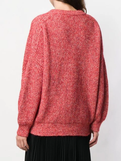 Shop Vanessa Bruno Marled Sweater In Red