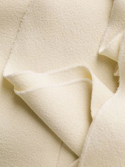 Shop Giambattista Valli Ruffle Sleeve Dress In White