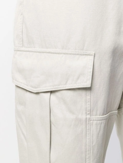 Shop Isabel Marant Étoile Straight Utility Trousers In Neutrals