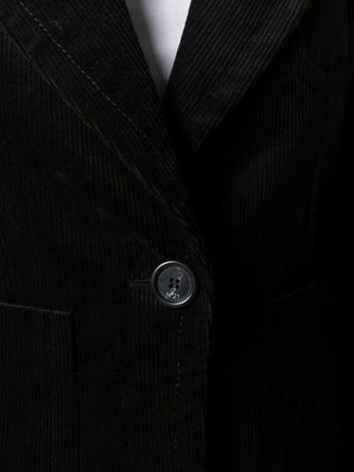 Shop N°21 Corduroy Style Blazer Jacket In Black