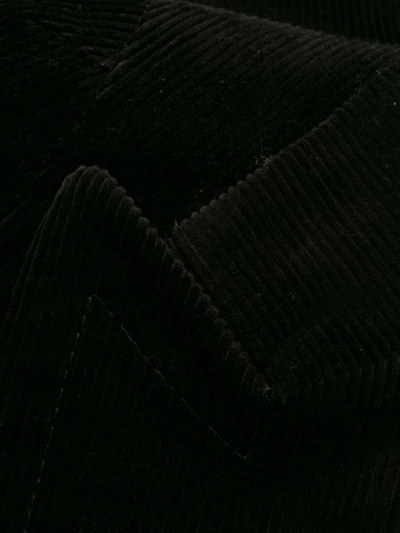 Shop N°21 Corduroy Style Blazer Jacket In Black