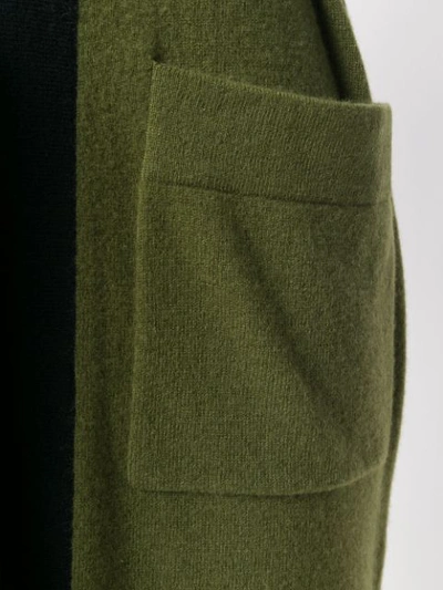 Shop Temperley London Explorer Knit Cardigan In Green