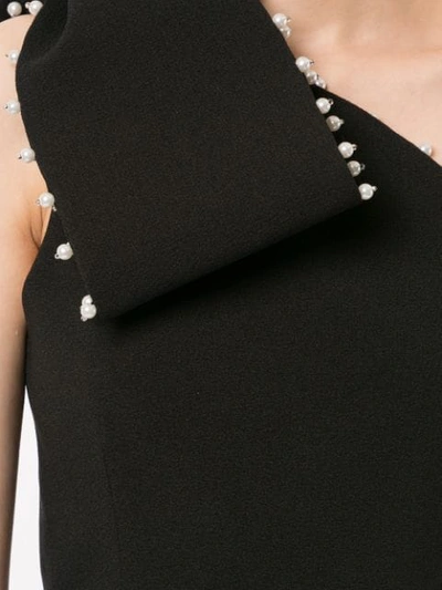 Shop Rebecca Vallance Pipi Midi Dress In Black