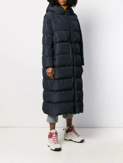 Shop Bacon Hooded Padded Coat In Blue