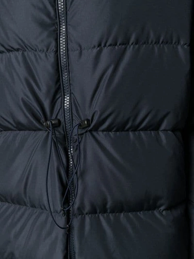 Shop Bacon Hooded Padded Coat In Blue