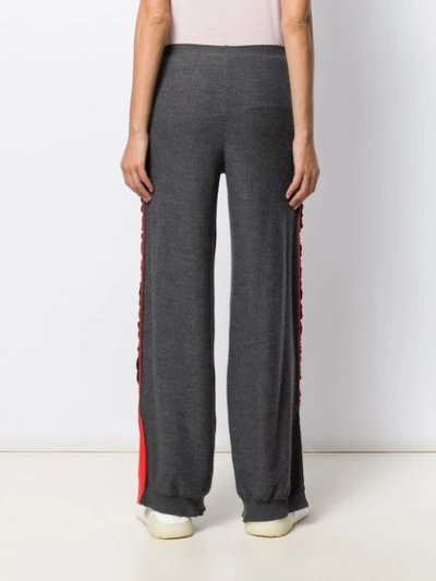 Shop Stella Mccartney Side Panelled Track Pants In Grey