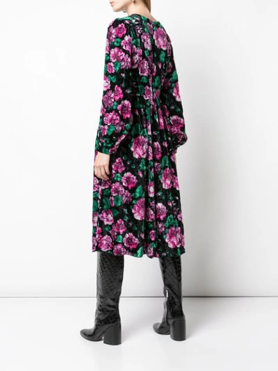Shop Marc Jacobs Midikleid Mit Blumenmuster In Floral