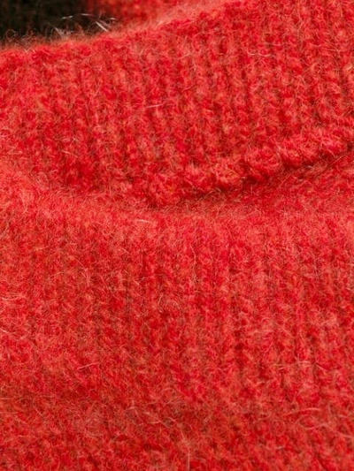 Shop Suzusan Fine Knit Sweatshirt In Orange