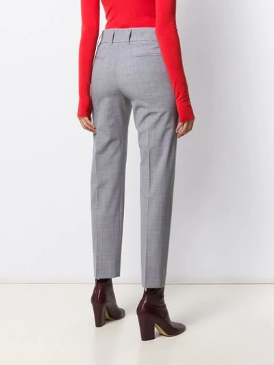 Shop Piazza Sempione Slim-fit Tailored Trousers In Grey