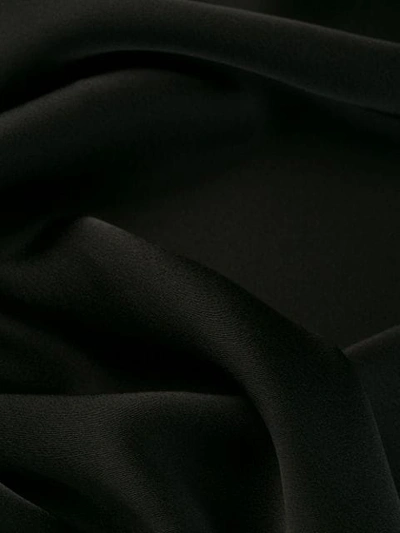 Shop Andrea Ya'aqov Midi Slip Dress In 09 Black