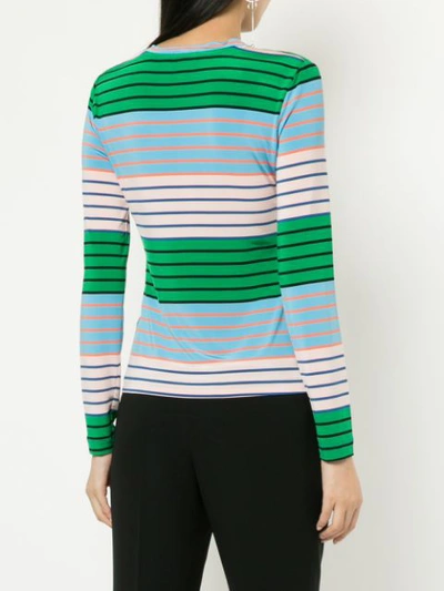 Shop Stine Goya Striped Sweatshirt In Multicolour