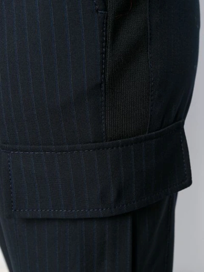 Shop 3.1 Phillip Lim / フィリップ リム Pinstriped Tapered Trousers In Blue