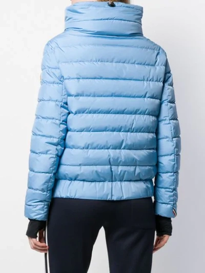 Shop Moncler Vonne Padded Jacket In Blue