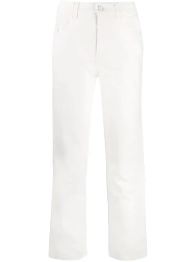 Shop Roseanna Straight-leg Jeans In White