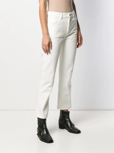 Shop Roseanna Straight-leg Jeans In White