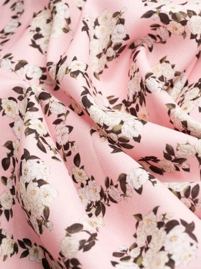Shop Emilia Wickstead Square Rose Print Skirt In Pink