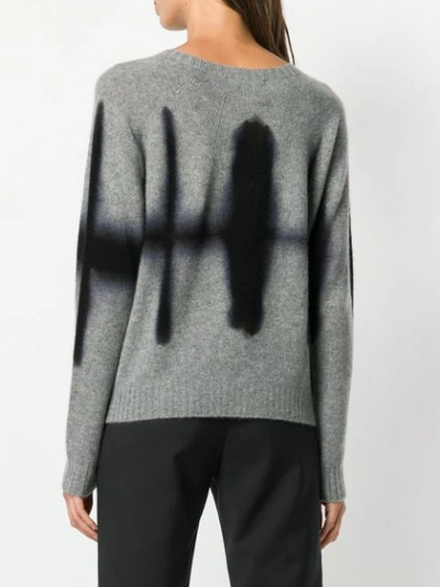 Shop Suzusan Tie-dye Sweater - Grey