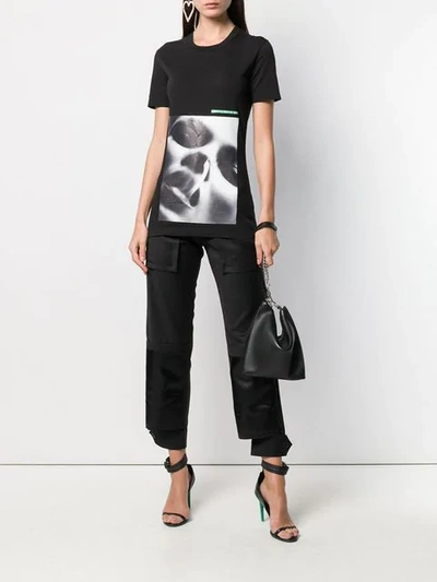 Shop Dsquared2 Graphic Print T-shirt In Black