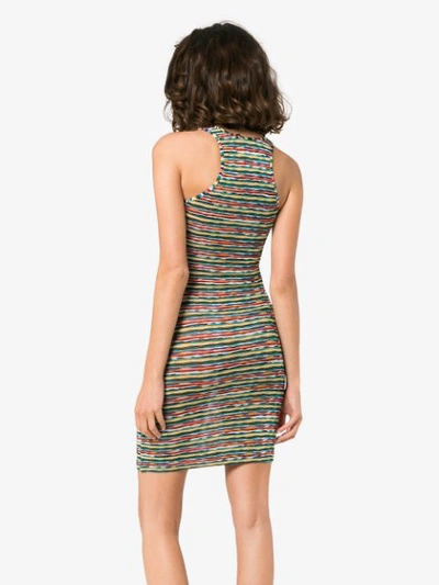 Shop Missoni Mare Multicolour Racer Back Mini Dress