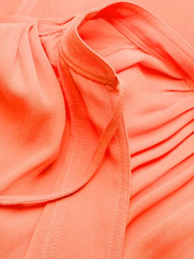 Shop Calvin Klein Oversized Shirt Dress In Orange