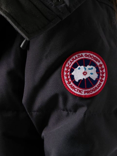 Shop Canada Goose Shelbourne Padded Coat In Blue