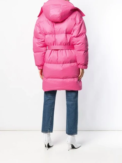 Shop Ienki Ienki Hooded Puffer Coat - Pink