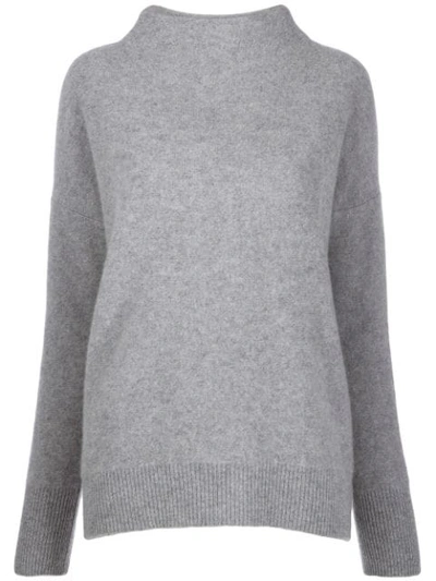 Shop Vince Knit High Neck Sweater In 067 Mhg