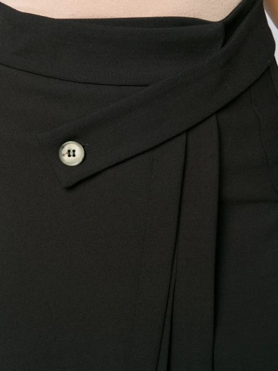 Shop Off-white Asymmetric Short Skirt In Black