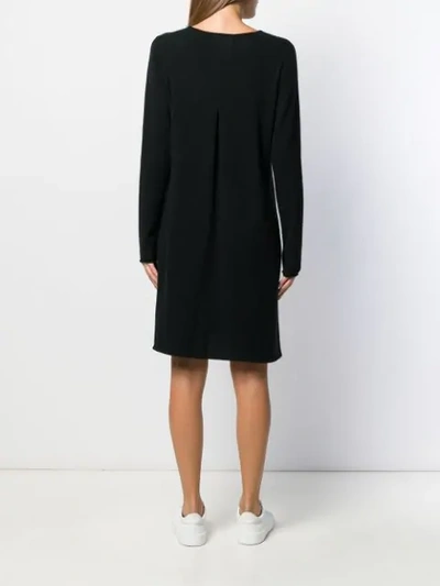 ROLLED HEM KNITTED DRESS