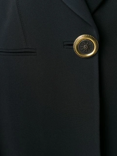 Shop Fausto Puglisi Coin Embellished Blazer In Black