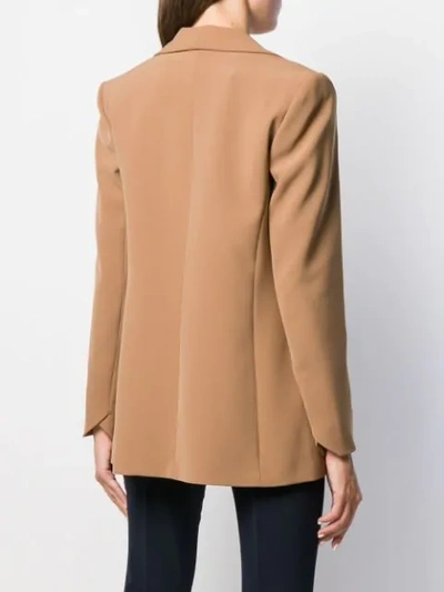 Shop Blanca Open Front Blazer In Neutrals