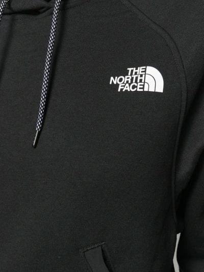 Shop The North Face Contrast Logo Hoodie In Black