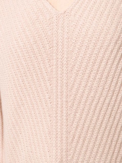 Shop Allude Relaxed Jumper In Neutrals