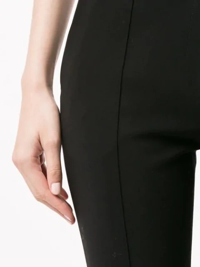 Shop The Row Raised Seam Trousers In Black