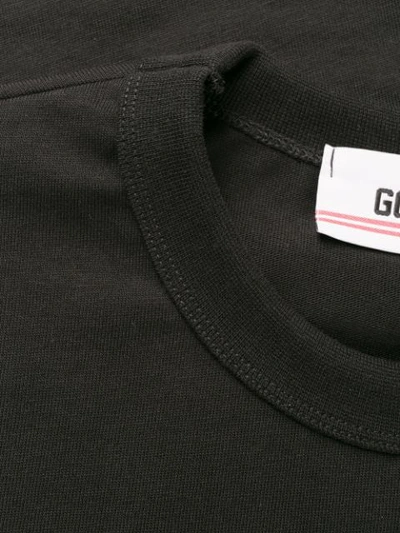 Shop Gcds Ruffled Tulle-embellished T-shirt In Black