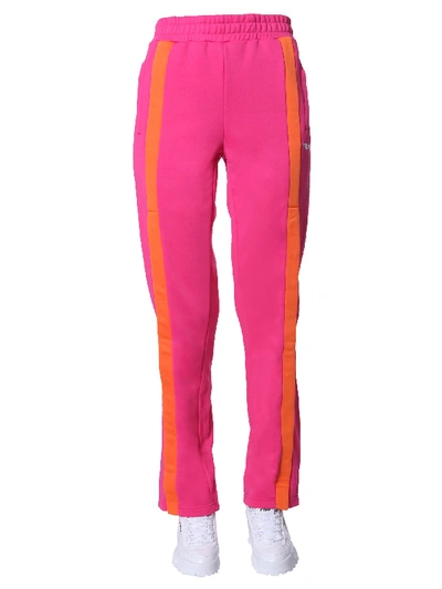 Shop Fila "sachika" Track Pants In Pink