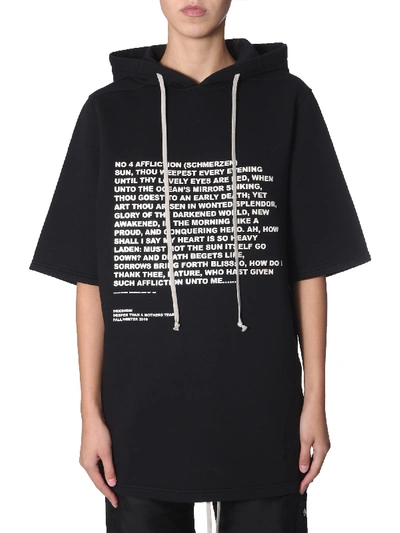 Shop Rick Owens Drkshdw "jumbo" Sweatshirt In Black