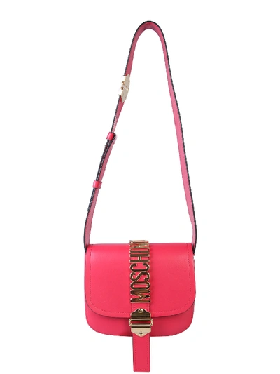 Shop Moschino Shoulder Bag In Fuchsia