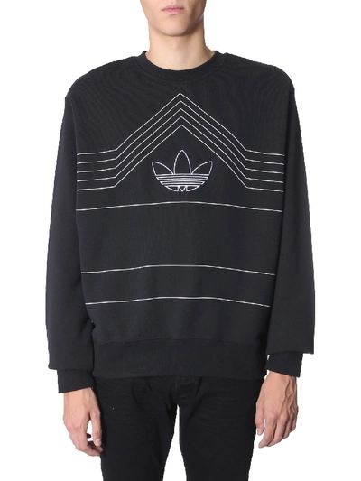 Shop Adidas Originals "rivalry" Sweatshirt In Black