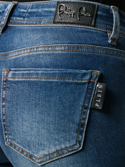 Philipp Plein Statement Slim-fit Jeans In Blue