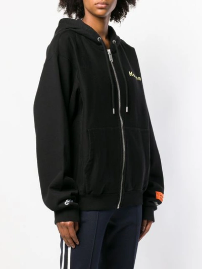 Shop Heron Preston Oversized Hoodie - Black