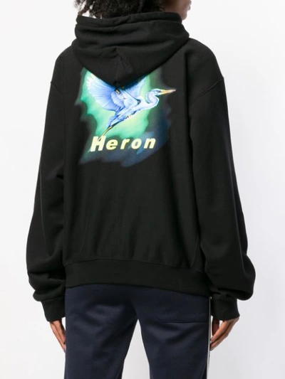 Shop Heron Preston Oversized Hoodie - Black